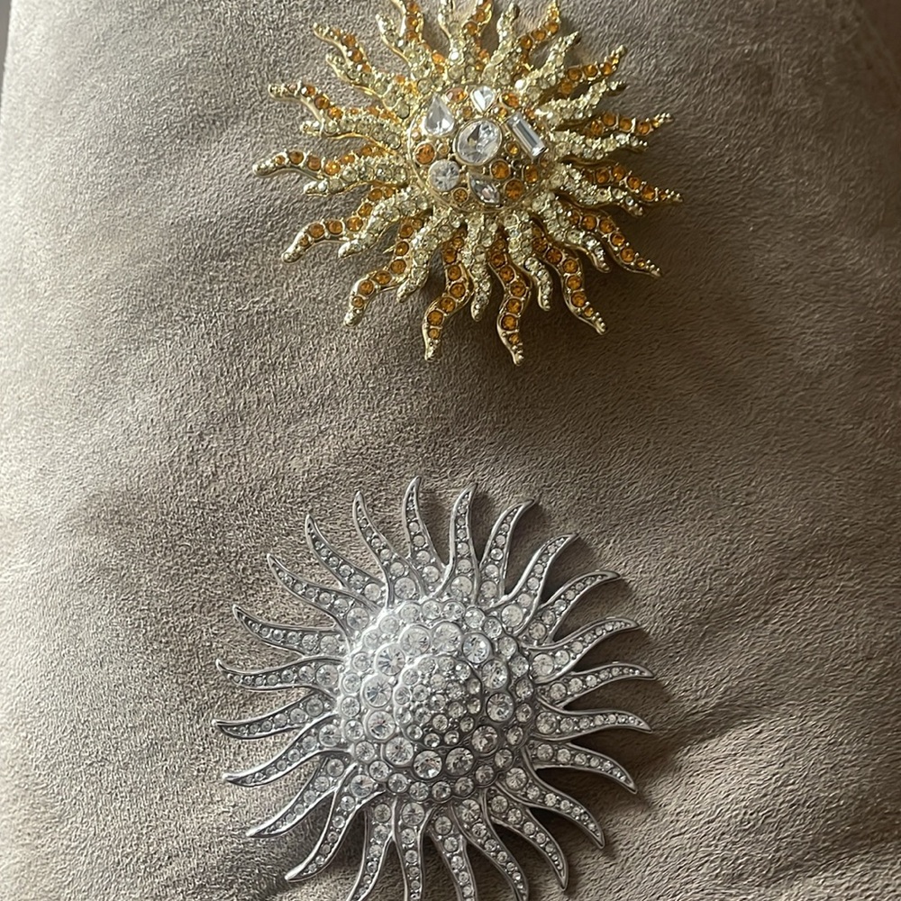 New brooches sunny days ahead